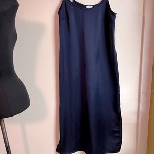 J CREW Mediterranean Navy Slip Dress